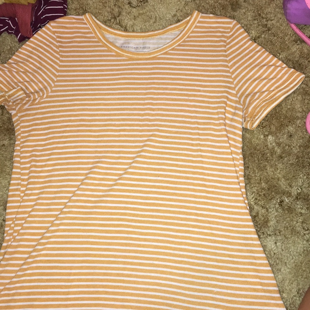 Striped American eagle shirt